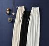 2025 Spring/Summer Nianbaixiu Women's Cotton Linen Wide-Leg Trousers - Zen-Inspired Light Retro Style