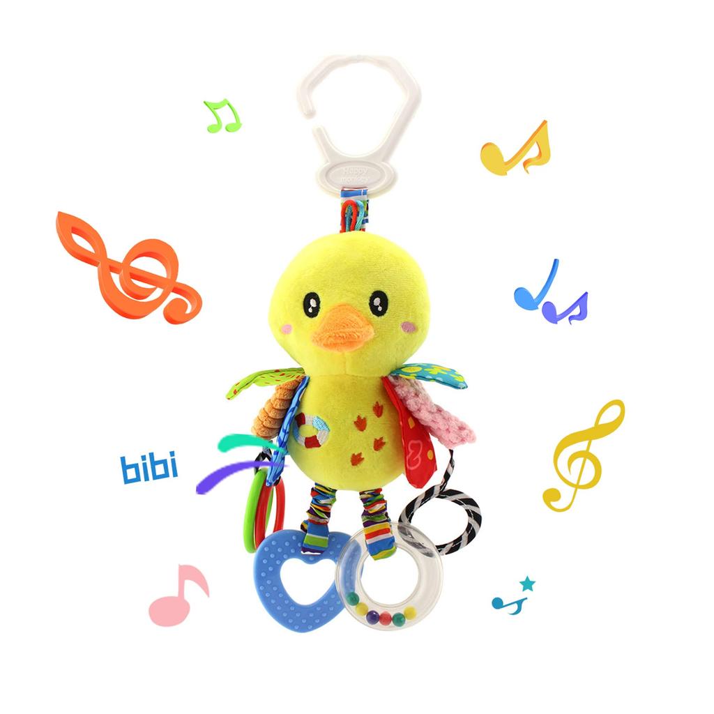 ALLMIRA Car Seat Toy Stroller Mobile Hanging Baby Toy Baby Mini Mobile Attachable Car Baby Seat Car Mobile for Outings and Trips