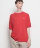 THE-ABON Men'S Summer Boucle Knit Round Short Sleeve T-Shirt Sky Blue