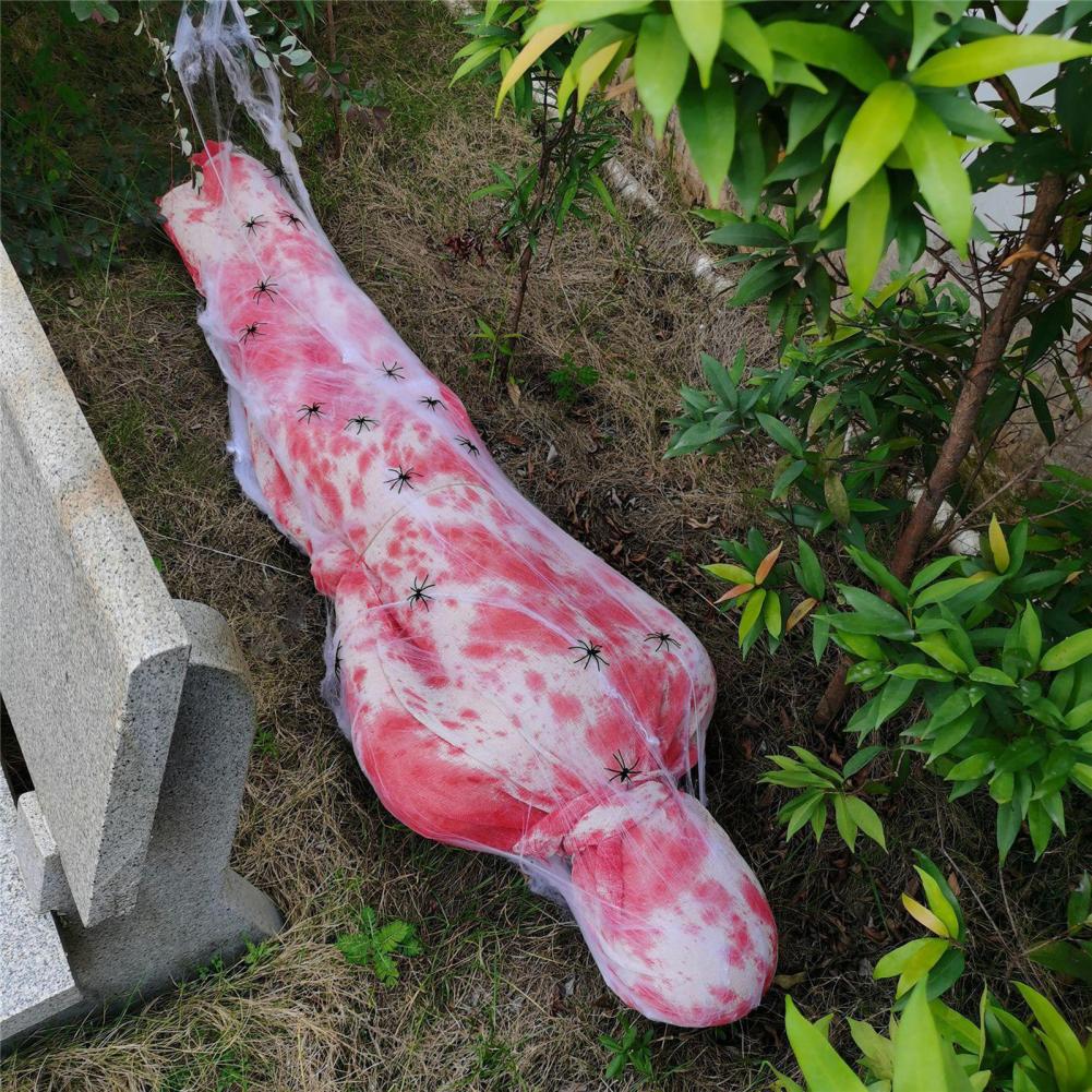 1 PC nafukovací falešná mrtvola Strašidelný závěsný halloweenský dekor Venkovní strašidelná mrtvola v tašce Hallowmas Strašidelný Haunted House Prop