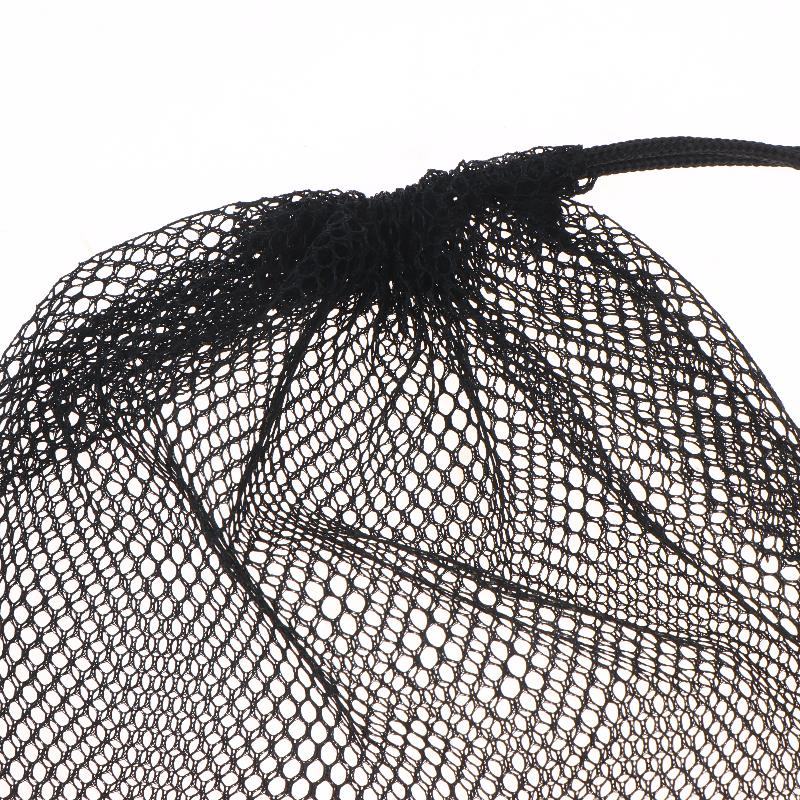2Pcs Mesh Drawstring Storage Bag Breathable Durable Fabric Multi Purpose Home Travel For Sports Gear Swim Supplies Travel Use