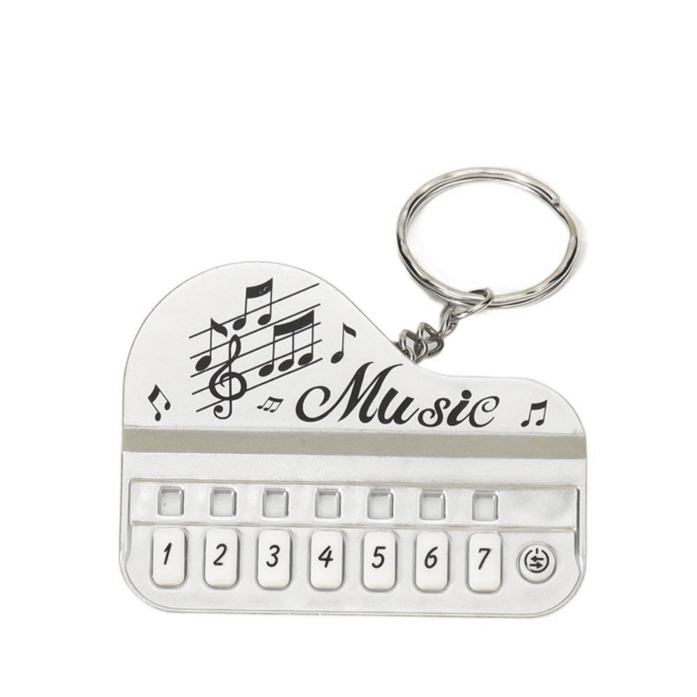 Рабочий палец пианино интерактивный брелок ABS сумка подвесной светильник электронный орган кулон дети