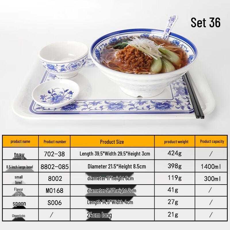 Qianxing Melamine Dinnerware Set