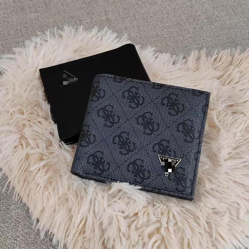 Herren Trendy Kurzes Leder Portemonnaie mit Multi-Kartenfächern und Reißverschluss