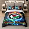 Custom Bedding Set Blackburn Rovers Football Pattern, Print Name Text 1 Duvet Cover Plus 2 Pillowcases Home Textile