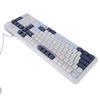 Wired Keyboard RGB Backlit USB Interface Gaming Keyboard with Knob Function for Computer