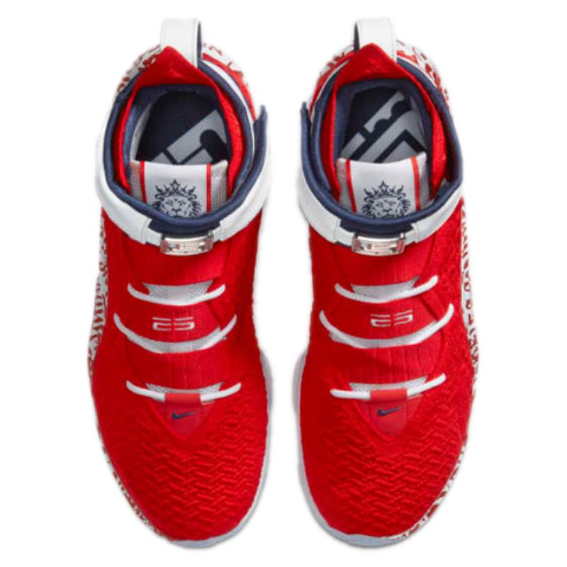 Nike LeBron 17 EP LeBron 4 Red Graffiti Sneakers CT6052-600