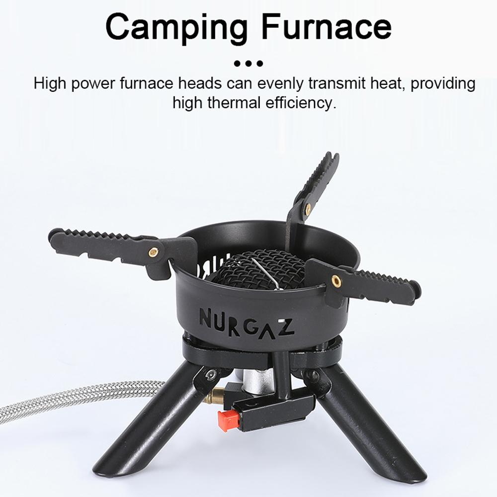 Outdoor Camping Metal   Portable Picnic Barbecue Furnace Foldable   Water Boiling Cooking Accessory