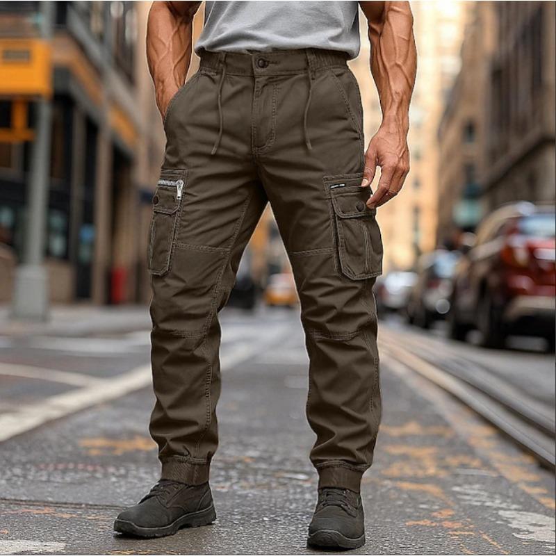 

New Men s Large Size Trousers Fashionable Multi-pocket Casual Leggings Overalls in Stock 29