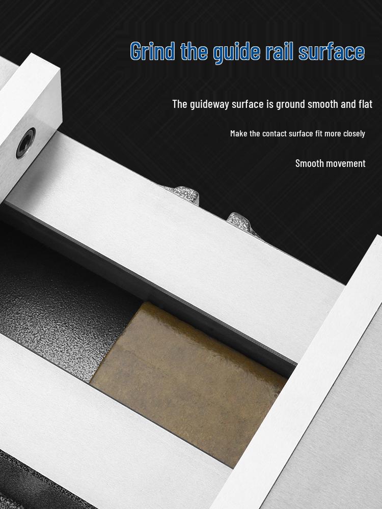 Heavy-Duty CNC Right-Angle Machine Vise for 4, 5, 6, 8-Inch Milling with Flat Jaws