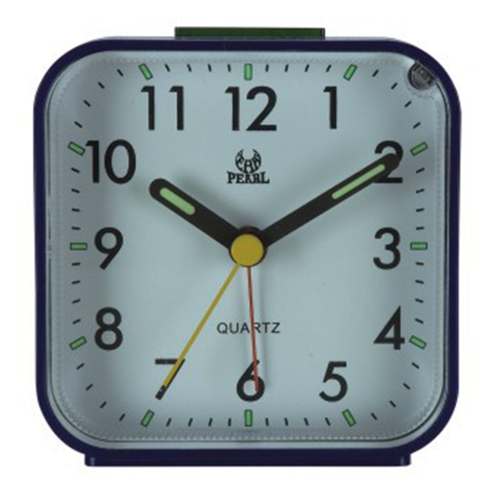 

Portable Silent Noctilucence Alarm Clock with Night Light Snooze Function for Kids Table Desktop Beside blue#0