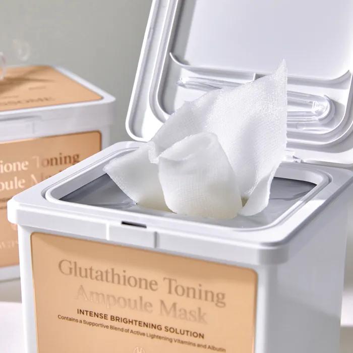 [Large Capacity Partial Pack]_Glutathione Toning Ampoule Mask 80 Sheets 180ml
