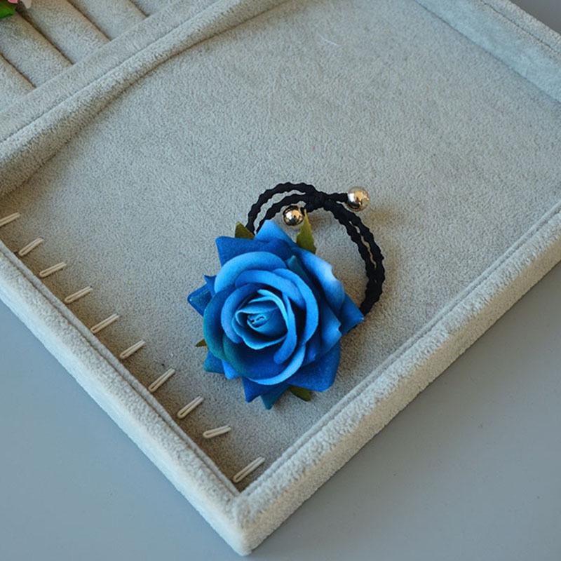 Barrette latérale rose rouge vintage pour spectacles de danse