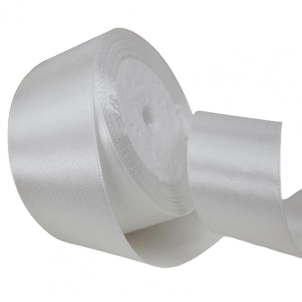 Wedding Ribbon 4cm Wide Ribbon Elegant Satin Ribbon Roll for Wedding Bouquets Gift Wrapping Home Decor 22m X 4cm Wide for Bow