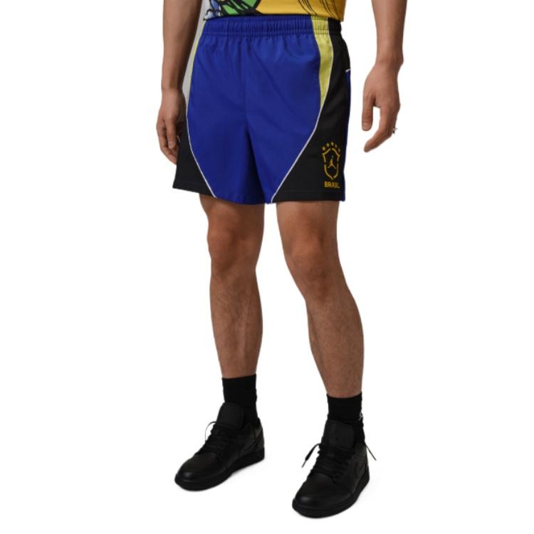Air Jordan Brooklyn Brazil Woven Shorts Royal Men s IM5105-417 L