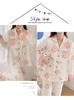 Spring & Autumn Postpartum Pajamas - Pure Cotton Maternity & Nursing Wear