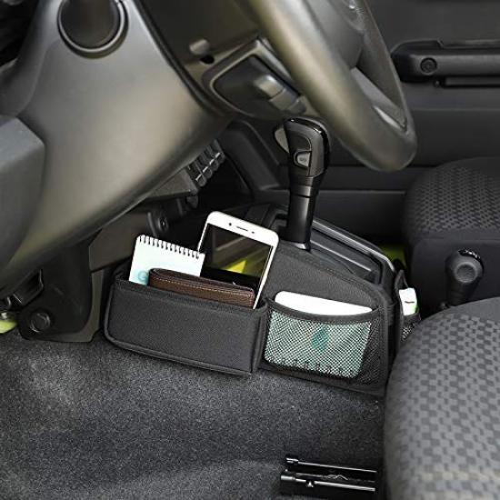 ANTC Compatible with Suzuki Jimny JB64 JB74 Gear Shift Storage Cell Phone Key Tissue Storage Easy to Car Small Item Interior Parts Bag, Bag, Install,