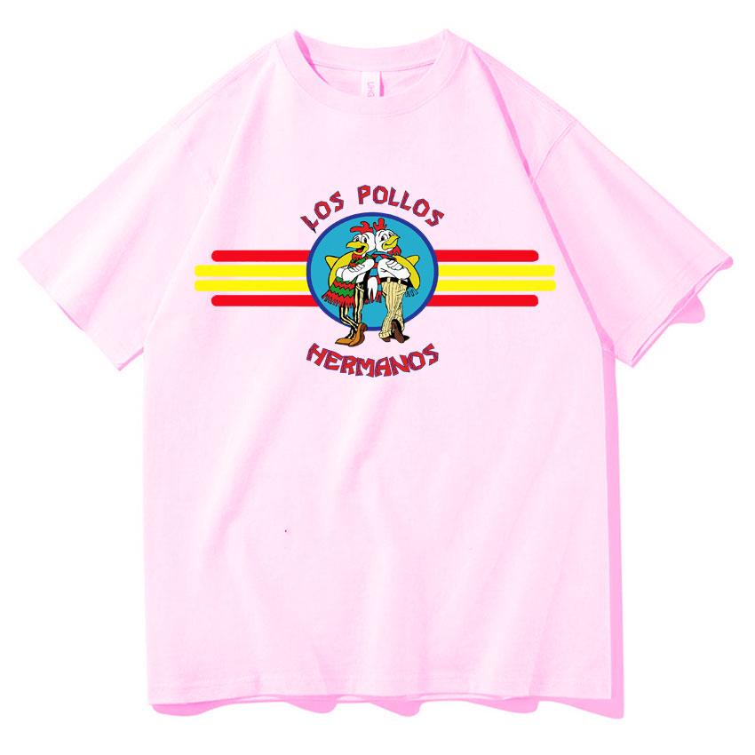 TV Series Tshirts Funny Los Pollos HerUnisexos Chicken Brothers Oversized Tee Shirt Unisex Cozy Tshirt Streetwear Summer Casual Tees