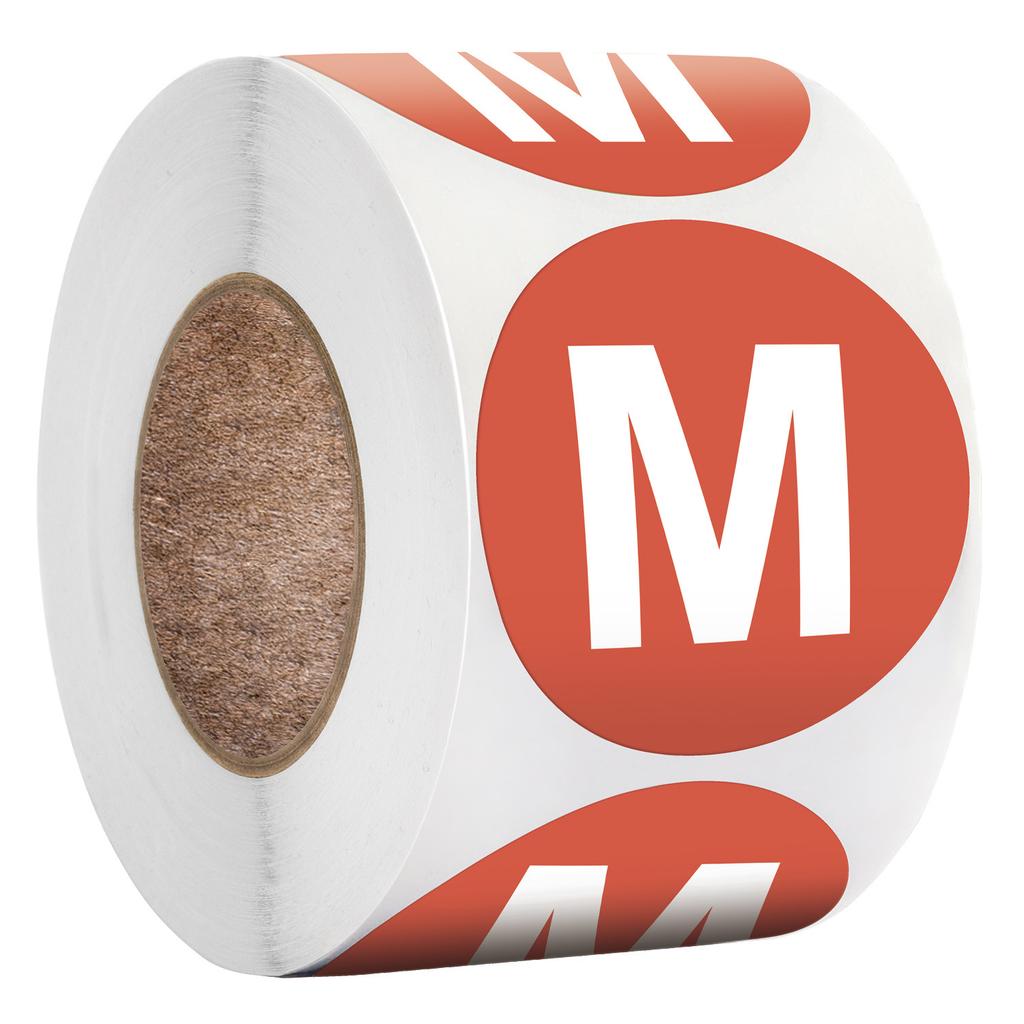 500Pcs/Roll 2.5cm Size Marking Stickers Self-Adhesive Labels for Clothing Shoes Price Tags Handwrite Small Tags