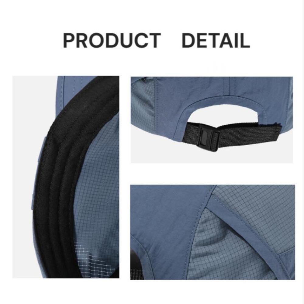 Mesh Plain Quick Dry Hat for Men Women Breathable Cap for Running Camping Hiking Sports Outdoor Street Daily Casual Wear