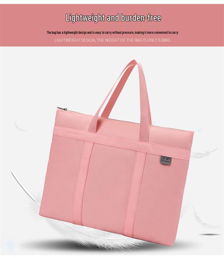 A4 Handheld Women’s Briefcase & Tote Bag for Files and Books