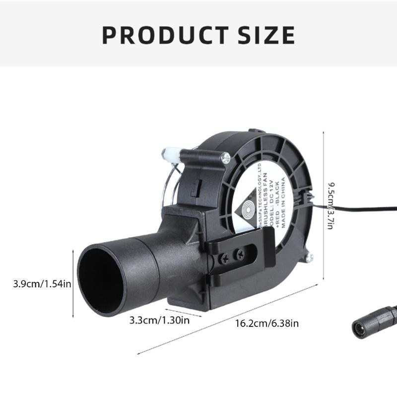 Variable Speed 5V USB 9733 USB Powered Waist Fan For Cooling During Outdoor Work And Barbecues Air Blower Cooling Fan