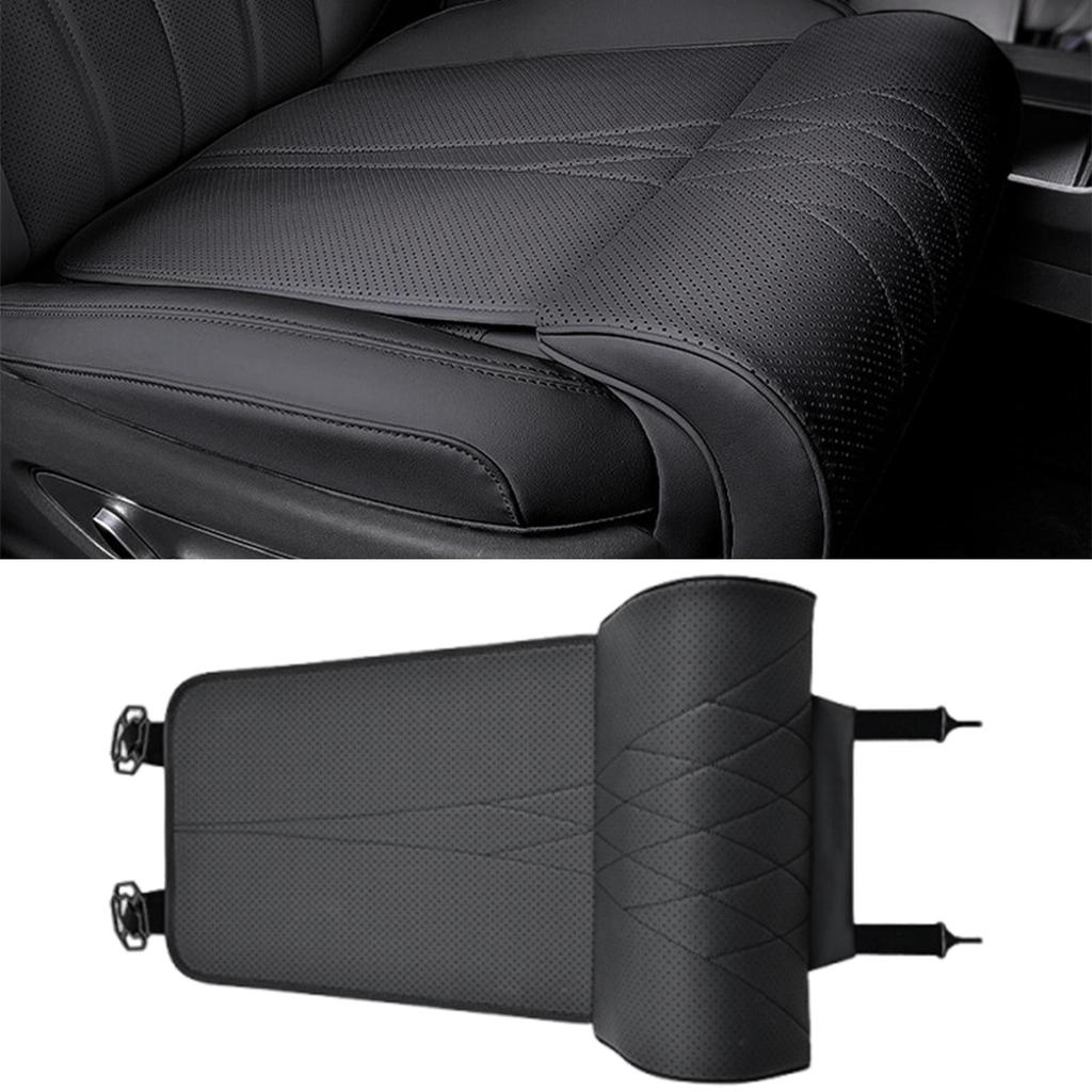 Memory Foam Driver Leg Support Pillow Extension Pad Leather Car Seat Extender Cushion Auto Seat Knee Pads For Driver Leg Support