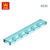 121Pcs/lot 6636 1x6 Tile Building Block Moc Classic Accessories Compatible with Brick Children Toys Gift Box