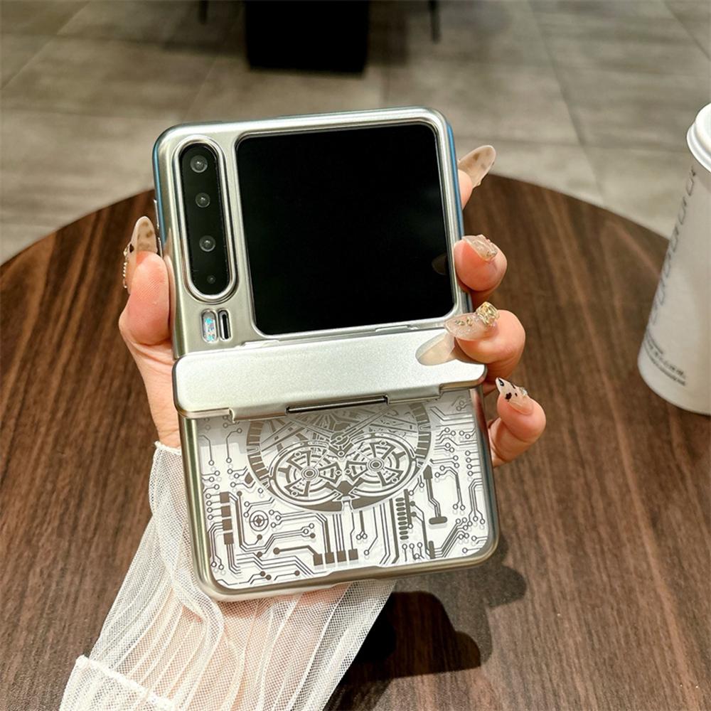 Für Huawei Pura X Hülle Mechanische Legende Galvanisiertes PC Handyhülle