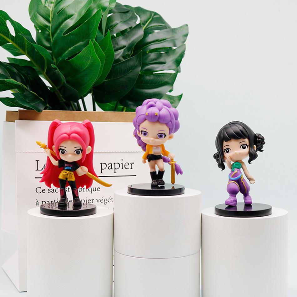 Anime Kpop Dämonenjäger Actionfigur Spielzeug Derpys Tiger Ranimeumi Mira Zoey Sussy Figur Puppe für Fans Weihnachtsgeschenk