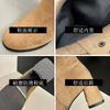 But Knee Boots Women's 2025 Autumn Thin Retro Western Cowboy Boots Thick Heel Knight Boots Medium Tube Stacking Boots