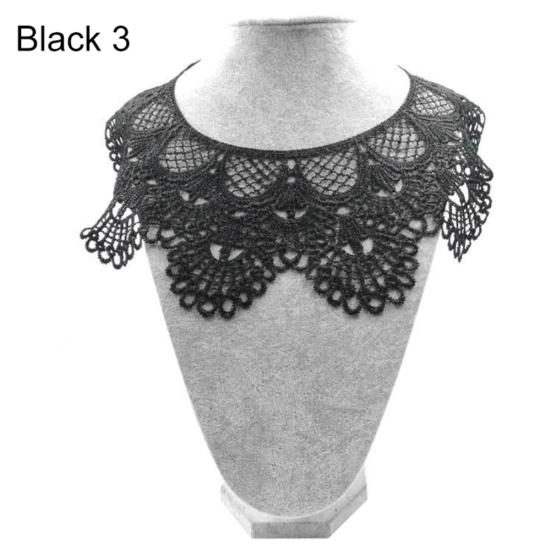 DIY Floral Lace Neckline Neck Collar Trim Dress Clothes Sewing Applique Decor