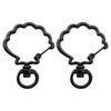 31X39mm Candy Colored Alloy Shell Shaped Spring Buckle Special-shaped DIY keychain Accessories Creative Accessories Hanging Ornaments