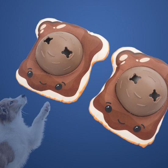 Dog Treat Dispenser Toy Interactive Dog Squeaky Chew Toy Treat Dispensing Puzzle Toy for Dogs Relieves Boredom Mental Stimulation