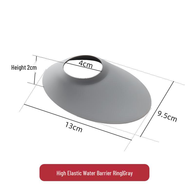 Silikonová odkapávací podložka pod baterii s bočním otvorem – Ochrana proti stříkající vodě do dřezu a podložka proti hromadění vody se spádovým odvodem.