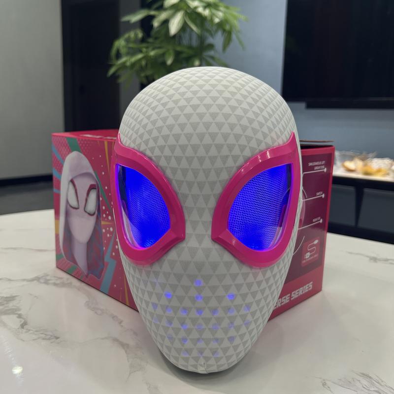 Hot Spider Man Eye Gwen Mask Spider Man Moving Eyes Helmet Mask Cosplay Decoration Christmas Gift Toys