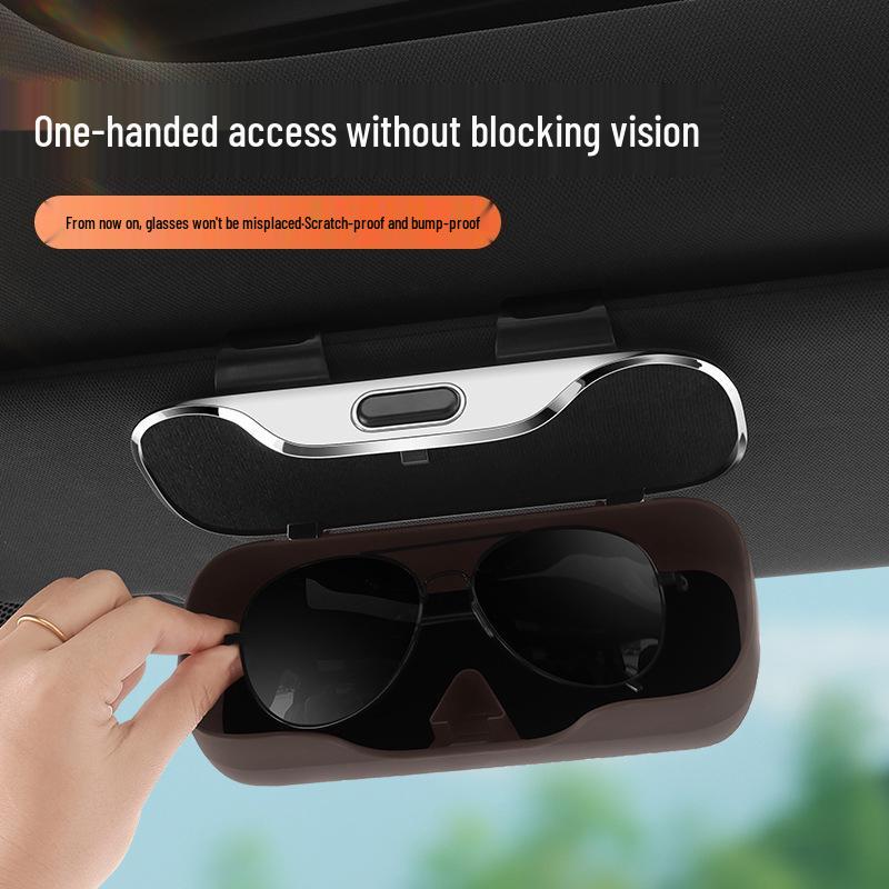 BYD Tang EV/DM Sunglasses Case: Sun Visor Storage and Decorative Clip
