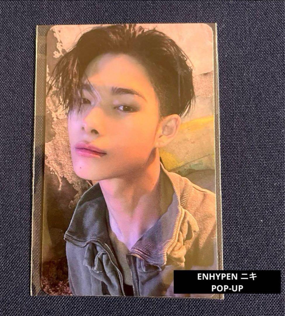 

[USED] ENHYPEN Niki Trading Card Overseas POP-UP Purchase Bonus Enap NIKI