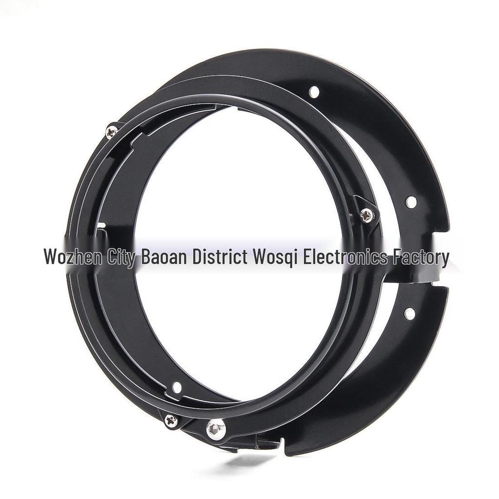 5.75-Inch Shockproof Metal Headlight Bracket for Harley Motorcycles - Retro Design