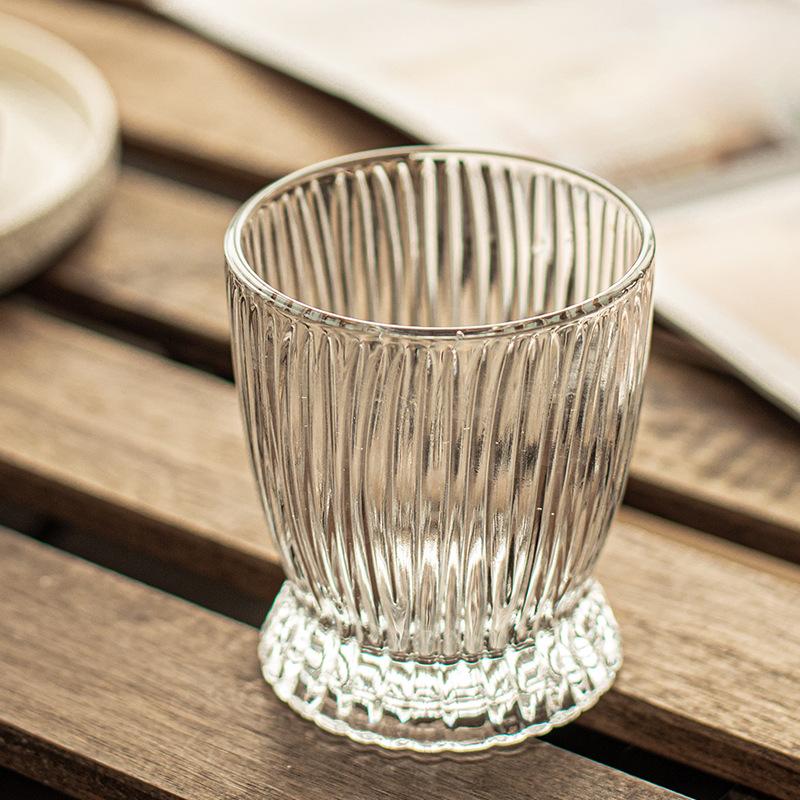 Kreativ Ljus Lyx Nordisk Stil Glas Genomskinlig Whiskeyglas Iskaffekopp Högt Värde Hushållsvattenkopp Internetkändis