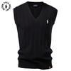 Polo Ralph Lauren Embroidery Autumn/Winter 2025 European Size V-neck Fried Dough Twists Sweater Vest for Men's Business Sweater Waistcoat