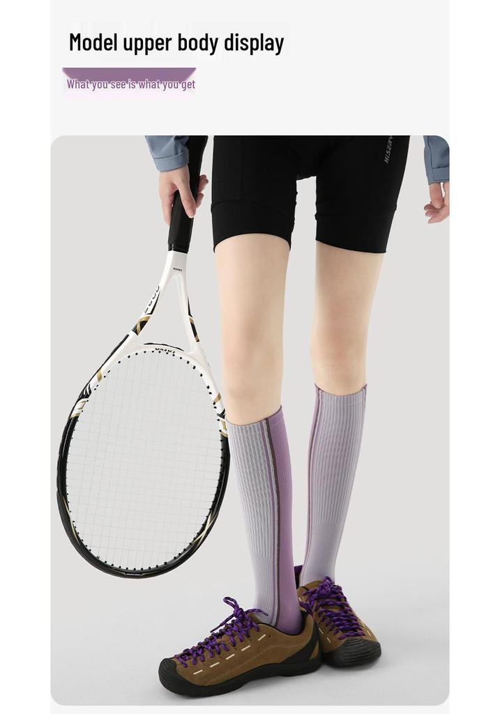 Renaissance Women's Summer Thin Compression Sports Socks for Yoga, Running, Hiking, Jump Rope, Fitness