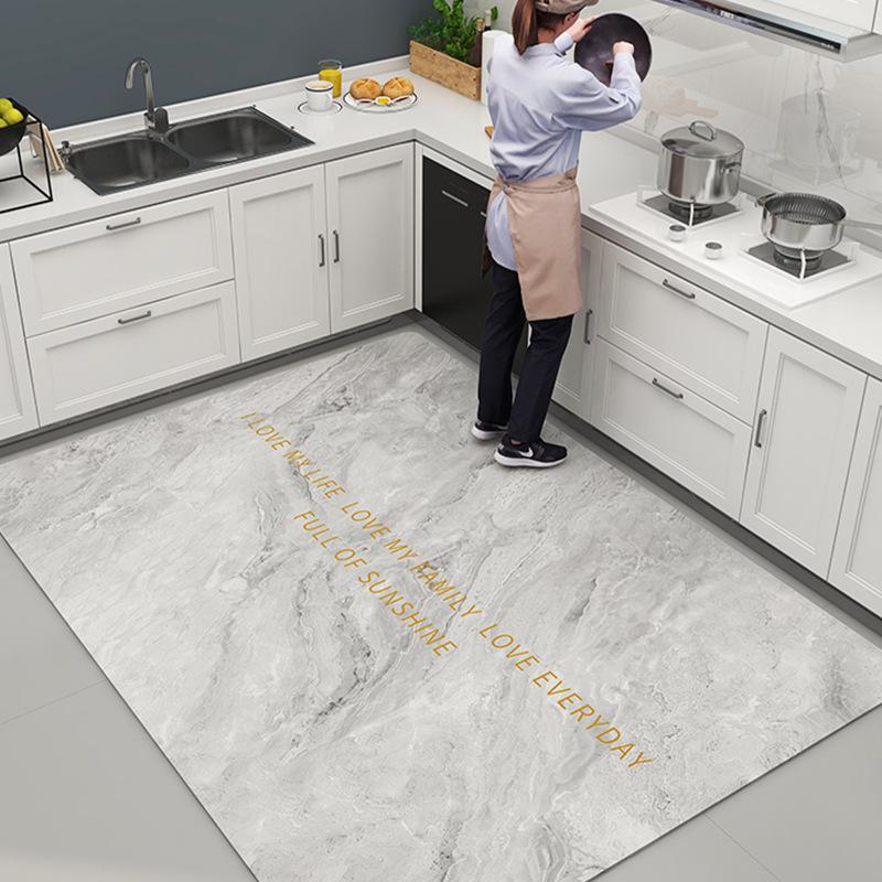 Alfombrilla de suelo de lodo de diatomeas Tienda completa Alfombrilla de suelo para el hogar Cocina Absorción de agua Aceite Antideslizante Restaurante Alfombrilla de suelo Lodo de diatomeas