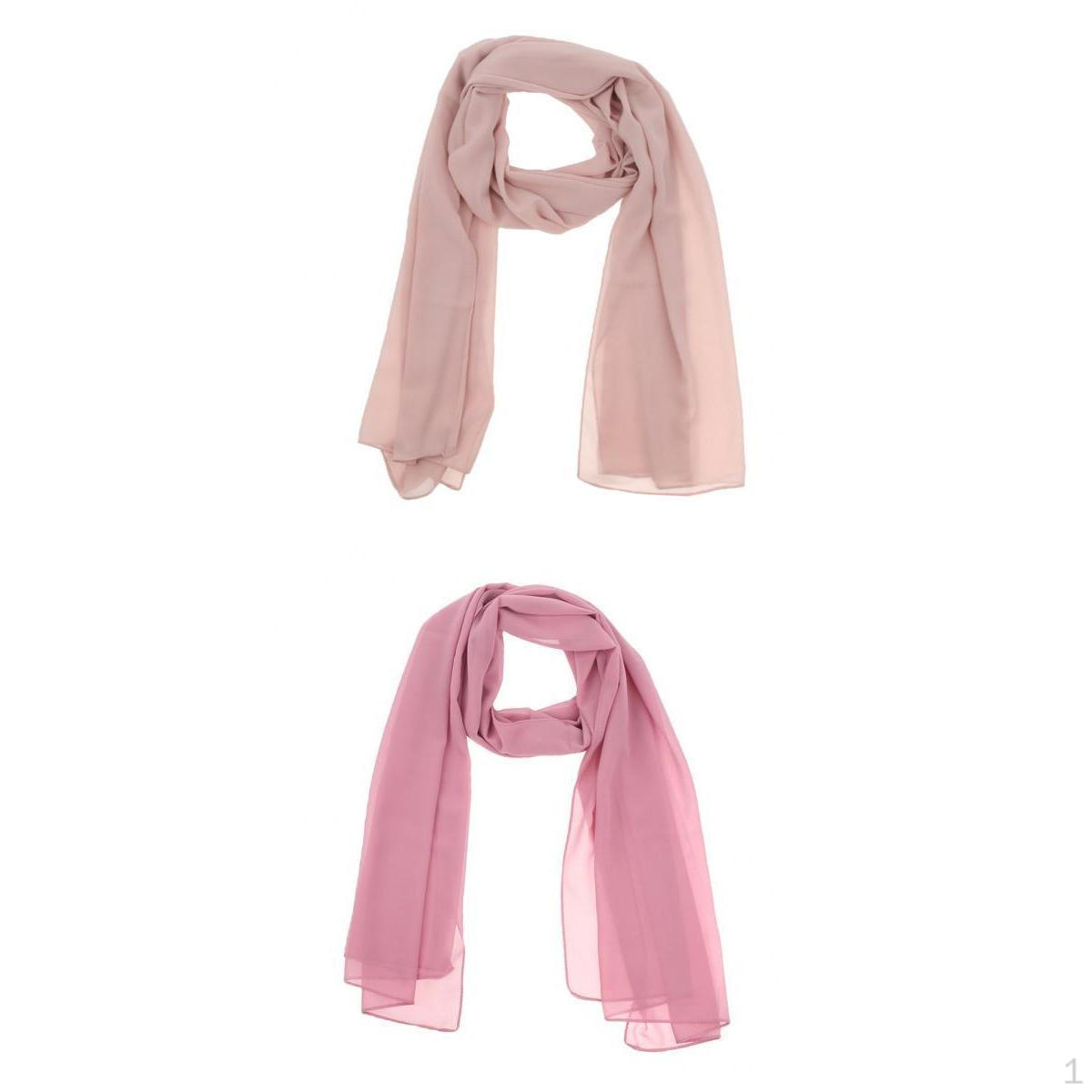 

2 шт. шифоновых шали, тюрбан, длинная повязка на голову