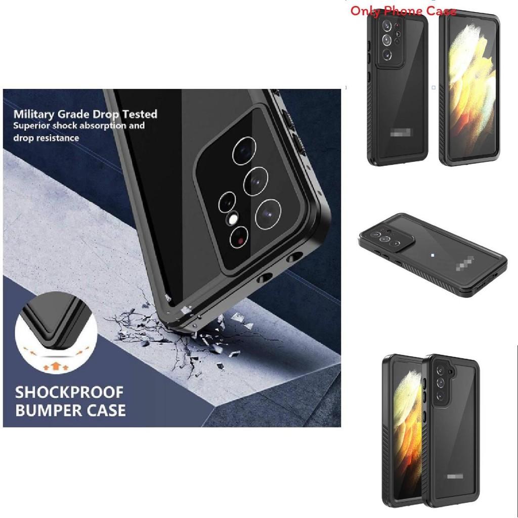 Für Samsung Galaxy S21 Ultra Wasserdichte Stoßfeste Hülle mit TPU und PC für Outdoor-Sport-Schutz