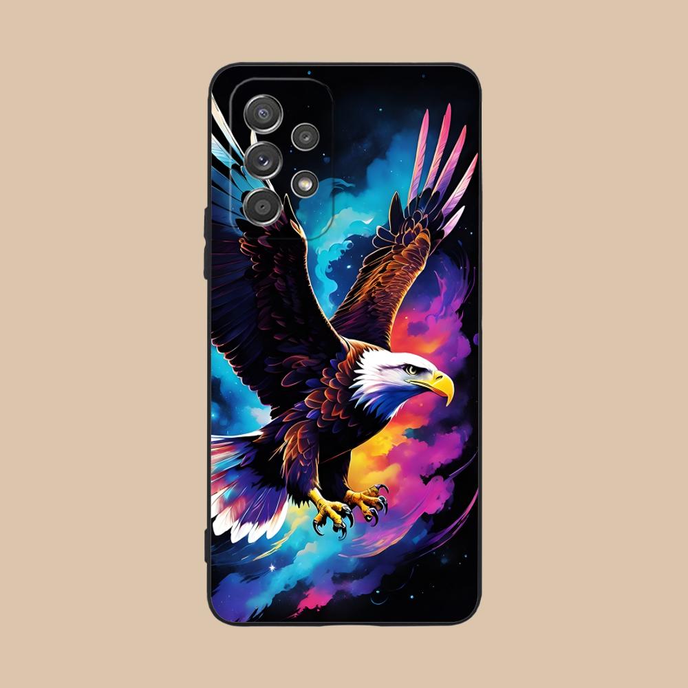 Bald Eagles Mobile Cell Phone Case for Samsung Galaxy A73 72 71 70 56 55 54 53 52 36 35 34 23 16 15 5G Colour Protective Luxury