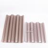 2 Sizes 3 Well Champagne Gold Colour Nonstick Coating Perforated Baguette Tray Pan French Bread Mold Baking Equipment