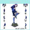 Blue Prison-themed Acrylic Double-layered Standee Anime Display Collectible