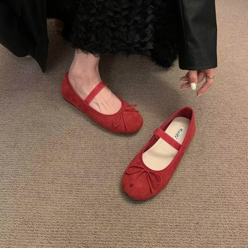 New Fashion Elegant Shoes Woman Flats Shallow Mouth Bow-Knot Soft Casual Female Sneakers Square Toe Dress Ballerinas Butterfly