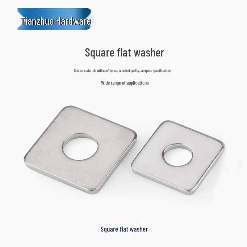 GB852 Blackened Square Bevel Washer for I-beam M6/M8/M20/M24/M30